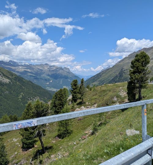 Beautiful views en route