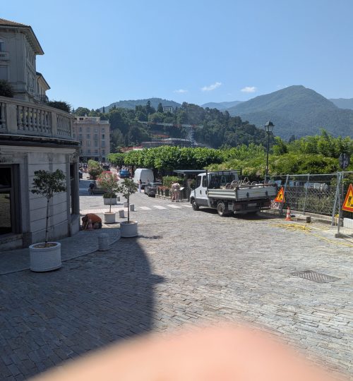 The Harbour in Bellagio- I see no ships!